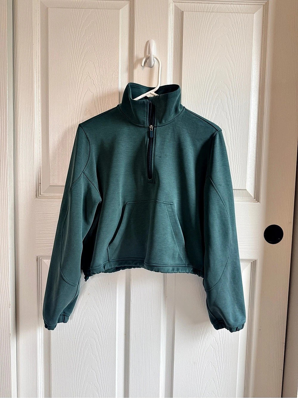 Lululemon Brushed Softstreme Half Zip Pullover, Size 6